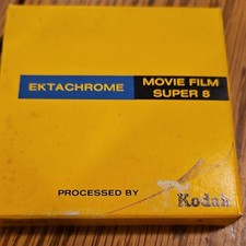 Kodak Ektachrome Super 8 Movie Film Reel Home Movie Amateur Color NR