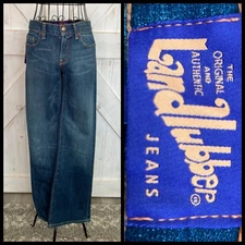 70's Vintage Landlubber Blue Denim Jeans Deadstock With Tags