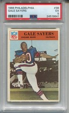 1966 Philadelphia Gale Sayers Rookie Card PSA 5 Graded Football #38. rookie card picture