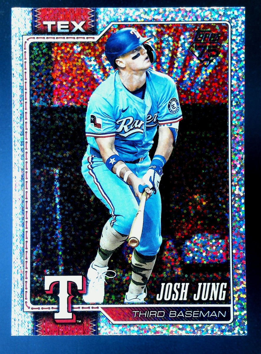 2026 Topps Josh Jung #98 BASEBALL CARD Texas Rangers Sandglitter
