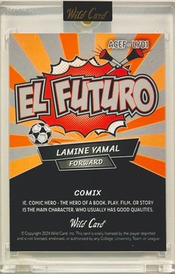 Lamine Yamal 2024 Wild Card Comix EL FUTURO RC 1/2 Orange Rainbow