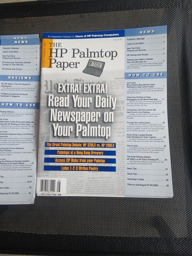 The HP Palmtop Paper 1997 Magazine Lot of 8 Issues - Foto 6 di 22