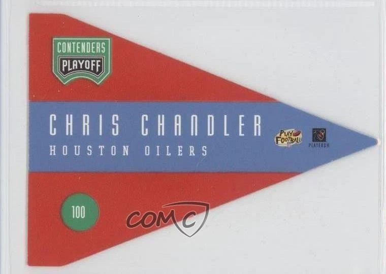 1996 Playoff Pennants Chris Chandler #100 - Image 2 of 2