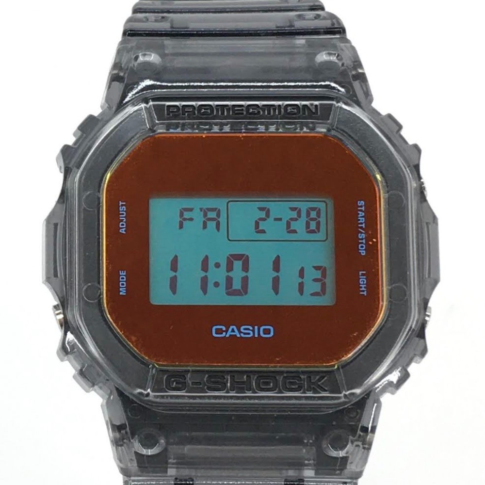 CASIO G-SHOCK DW-5600TLS-8JF Beach Time Lapse Skeleton Gray