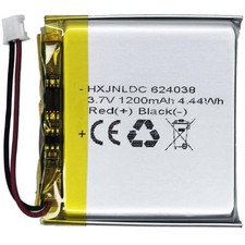 DC 3.7V 1200mAh Lithium Polymer Battery Replacement for Sony WH-1000XM3