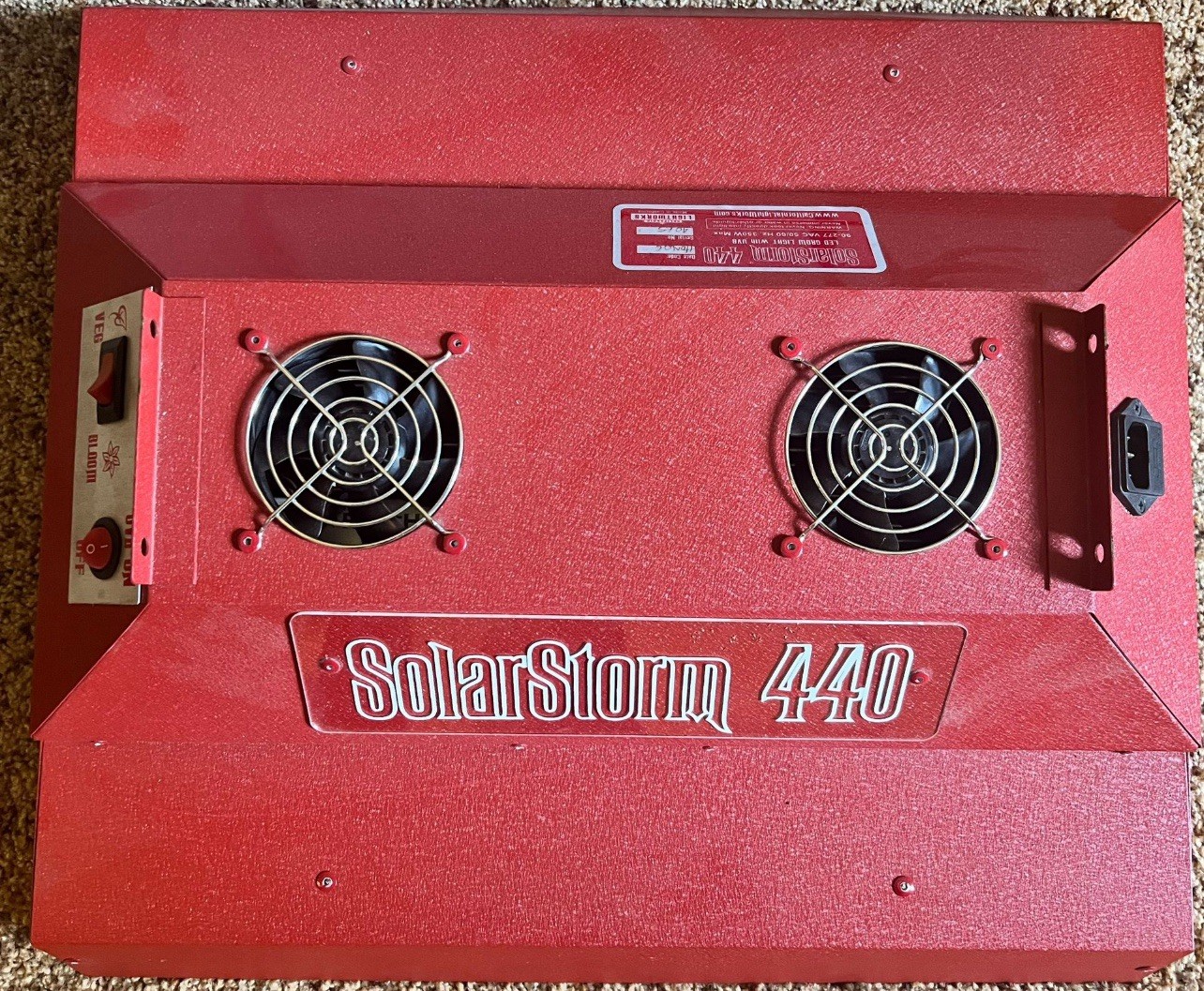 Works Solarstorm 440 400w Led Grow Light With Uvb