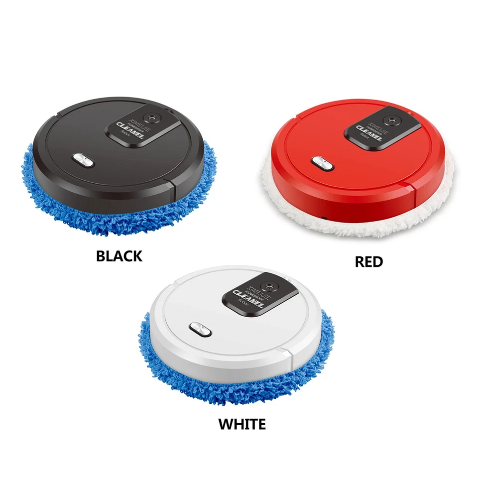 3-in-1 Robot Cleaner Efficient Wet & Dry Scrubbing For Home Use (White) - Bild 3 von 4