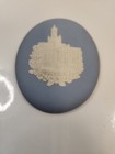 Vintage Wedgwood Blue Jasperware Plaque Medallion Tower of London Cameo 1998 — photo 1