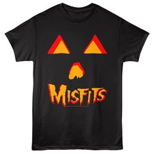 The Misfits Orange Logo Halloween Jack O Lantern Men's T Shirt