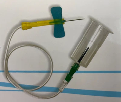 SEE PHOTOS Safety Winged Collection Kit, 23G, 3/4" x 12" 50/pack