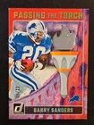 🔥 2024 PANINI DONRUSS BARRY SANDERS / JAHMYR GIBBS PASSING THE TORCH PATCH /49