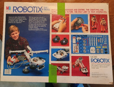 VTG 1985 Milton Bradley Robotix Series R-1500 Bront Vanguard Command SOLD AS IS