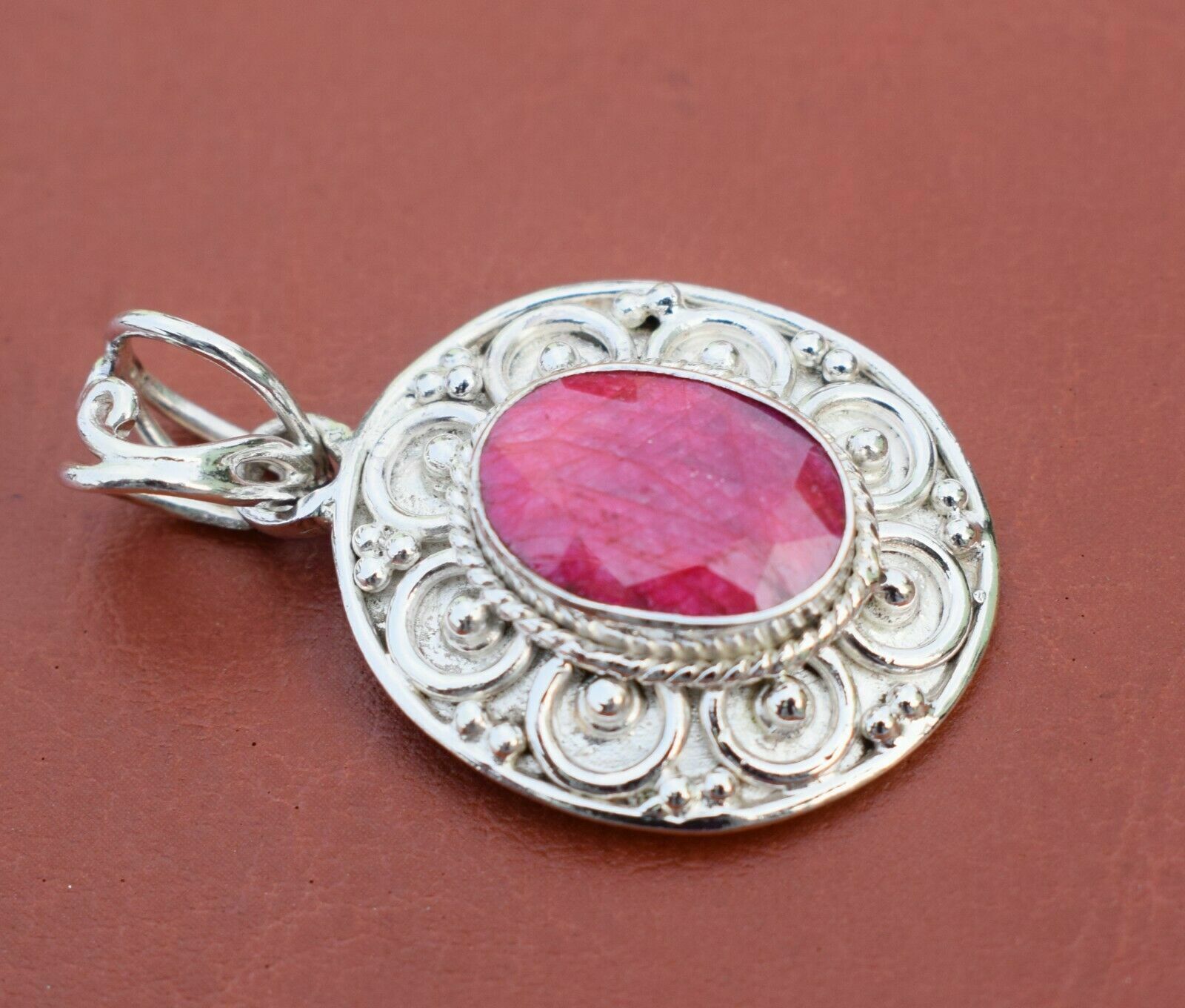 Pendentif Pyramide En Argent Sterling 925 Avec Ambre - Réf. EPD0236 - Neuf Avec étiquettes - Fabriqué En Pologne