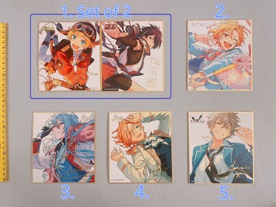 Ensemble Stars Shikishi Koga Eichi Nazuna Sora Wataru Shinobu