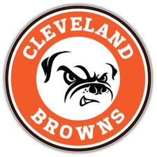 Cleveland Browns NFL Logo Sport Car Bumper Sticker Decal "SIZES"