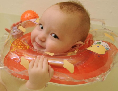 Luxus Ausführung_Hals Schwimmring_ Badehilfe_Schwimmtrainer__Baby Swimmer - Bild 29 von 46