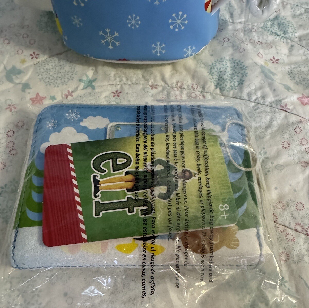 NWT Loungefly Elf Buddy and Friends Winter Snow Globe Mini 