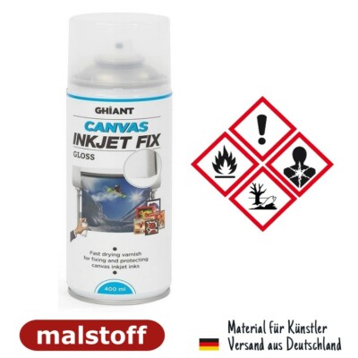 Ink-jet Fixativ 400ml glanz Spray Schutz Ghiant (NEU) bei Malstoff