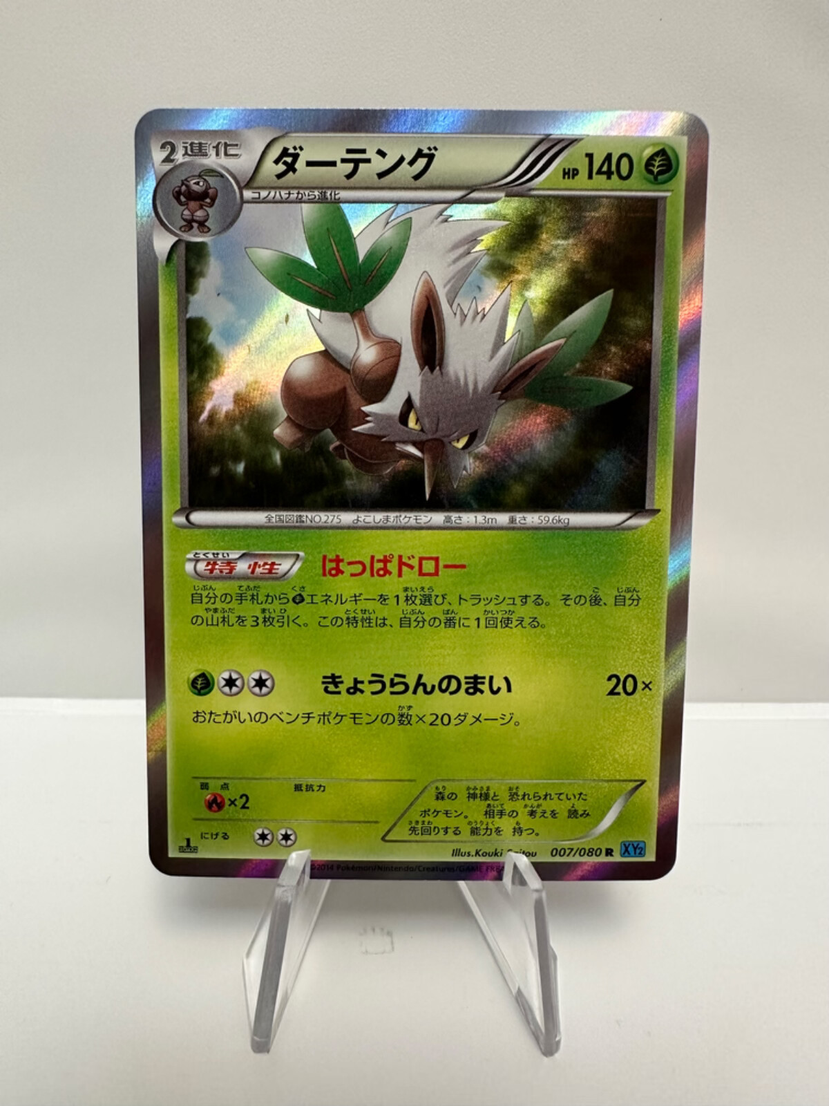 Shiftry 007/080 - Wild Blaze - Pokémon TCG - Japanese - NM - 1st Edition Holo