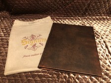 Epica Leather Composer  s Staves Journal, Italian Handmade Leather BIG 9 x 12