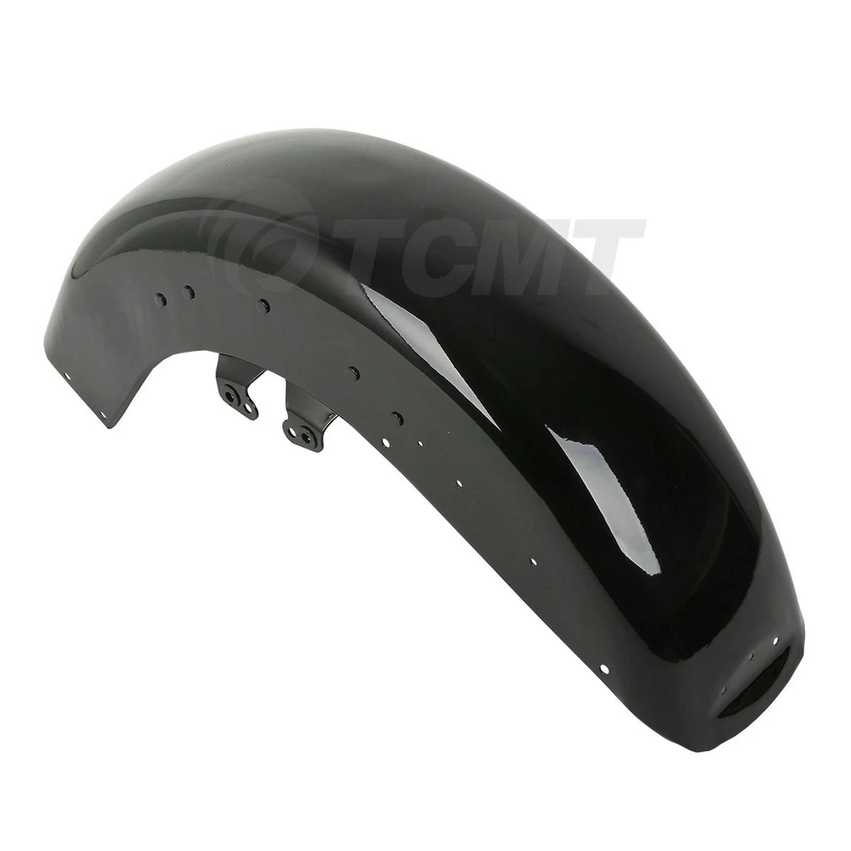 Vivid Black Front Fender Fit For Harley Tri Electra Glide Ultra Limited 14-2023 - Image 3 of 4