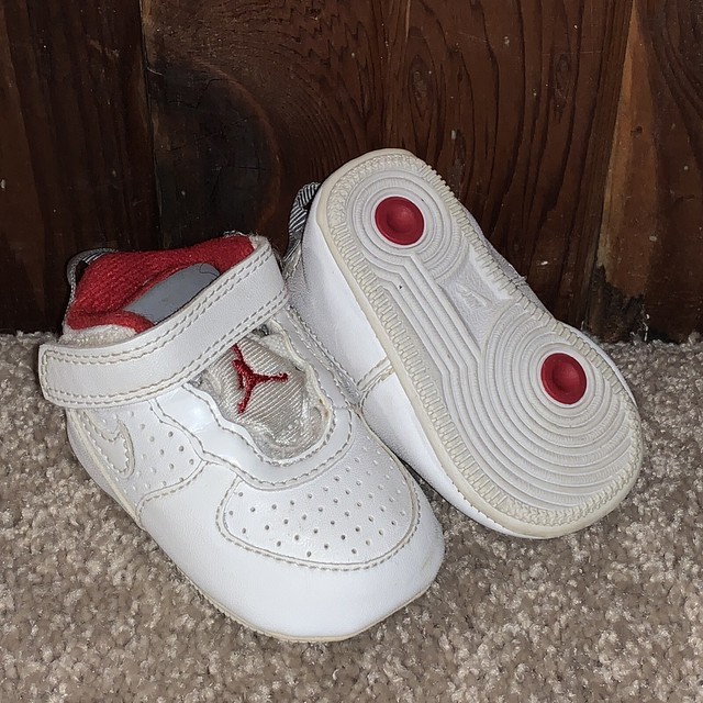 Nike Jordan AF1 RARE 2008 Crib Shoes Baby 1c | eBay