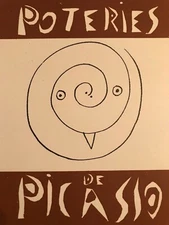 1959 Pablo Picasso Poster " Poteries De Picasso" Original Mourlot  Lithograph 