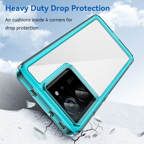 Shockproof Hybrid Transparent Crystal Cover Case For Xiaomi 13T / 13T PRO - Picture 22 of 30