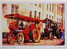 468003 914 Aveling & Porter Showman's Tractor Seen At Bristol A3 Watercolour pr