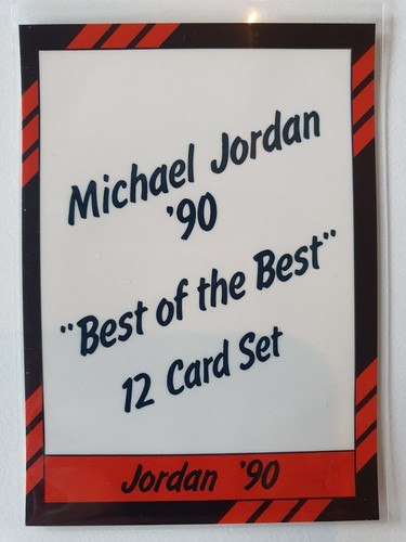 1990 Michael Jordan "Best of the Best" COMPLETE SET (12 Cards) - Rare - Picture 3 of 3