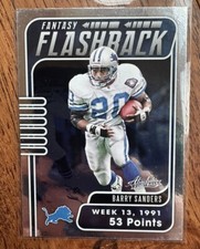 BARRY SANDERS 2020 Panini Absolute football No. FF-BS Fantasy Flashback