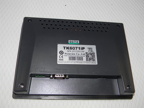 Weintek WEINVIEW 7" HMI TK6071iP Touch Screen Operator Interface Panel - Picture 2 of 3