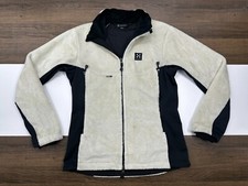 Haglofs Womens 8/ Uk Size 14 White Zip Windbreaker Jacket Fleece Sherpa Coat