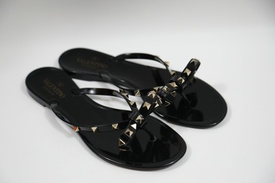 #219 Valentino 'Rockstud' Jelly Thong Size 36 RETAIL $425 | eBay