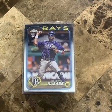 2024 Topps Chrome Base #41 Osleivis Basabe  - Tampa Bay Rays B-20