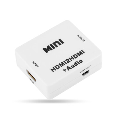 1080P HDMI Audio Extractor Auf 3,5mm Buchse RCA Stereo Splitter Analog Konverter