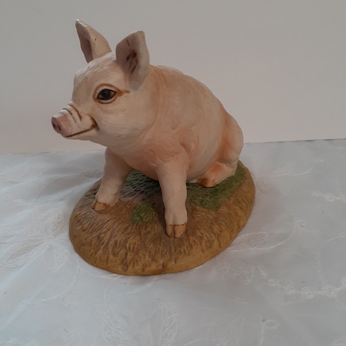 Cerdo de cerámica Enesco 1984 se asemeja a Wilbur de Charlottes Web - Imagen 3 de 22