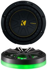 Kicker 50CWCD84 CompC 8" Subwoofer DVC 4 ohm Car Stereo Sub LED Ring CWCD84