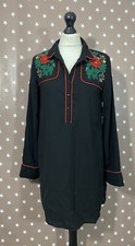 ZARA Black Shirt Dress Size S (one Mark)
