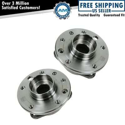 Front Wheel Hub Bearings Assembly Set For 2002-2009 Saab 9-5