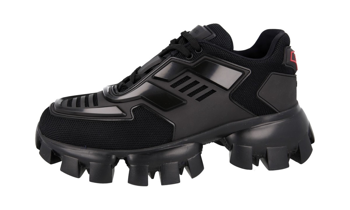 PRADA CLOUDBUST THUNDER SNEAKERS SHOES 1E819L BLACK NEW US