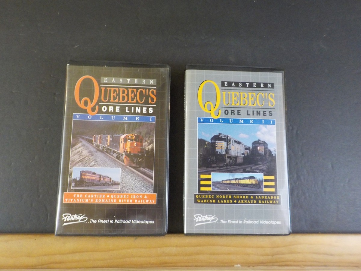 VHS Eastern Quebec's Ore Lines Volume ! & 2 VHS | eBay