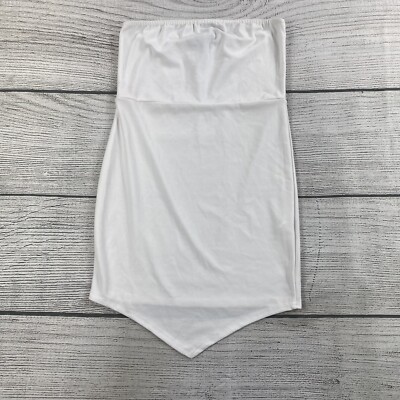 Pretty Little Thing High Low Tube Top Women Size 6 Slip On Light Weight Top NEW