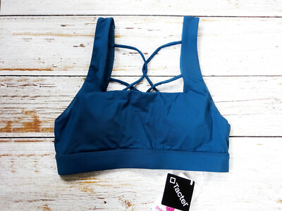 Dharma Bums Sport-BH mit Schnürung Größe XS, smaragdgrün Fitness Yoga Gym 