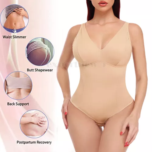 Fajas Colombianas Reductoras Jumpsuit integrierter BH Ganzkörper Body Shaper Top - Bild 10 von 49