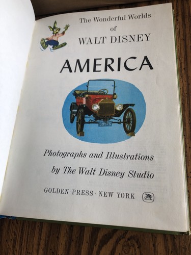 Vintage 1963 Walt Disney’s America Book The Wonderful Worlds Of Walt Disney - Picture 5 of 11