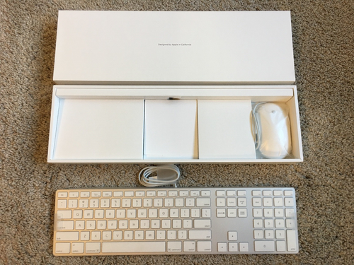 Apple Aluminum Wired USB Keyboard A1243 + Apple Mighty Mouse A1152 Set ***New*** - Picture 8 of 18