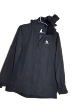 Peter Storm One Earth Black Wind Proof Hoodie Warm Jacket Size: Uk 12