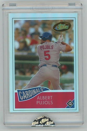 2006 eTopps Albert Pujols Encased by eTopps IN HAND #'d 240/1499