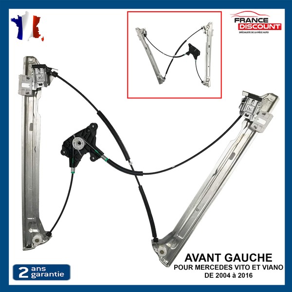 Fensterheber Mechanismus Vorne Links Mercedes Viano Vito W639 A6397200446-image